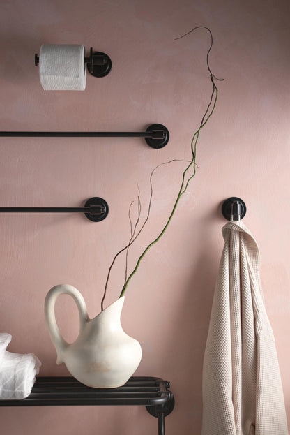Iso - Single Robe Hook - Wall Mount - Zinc
