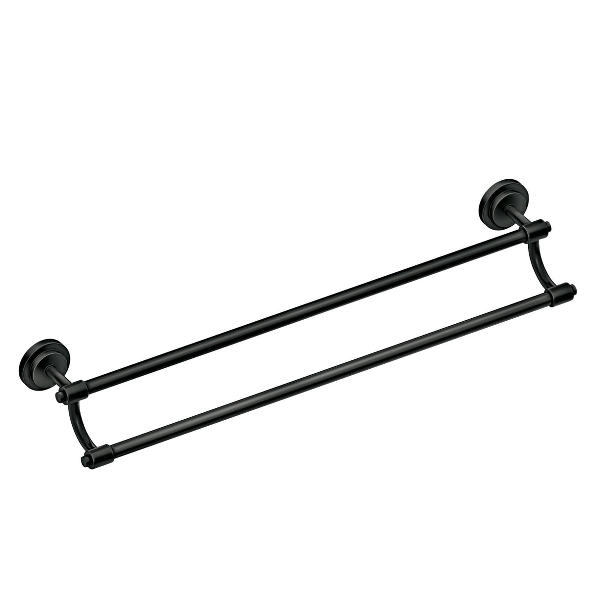 Iso - 24" Double Towel Bar - Aluminum/Zinc