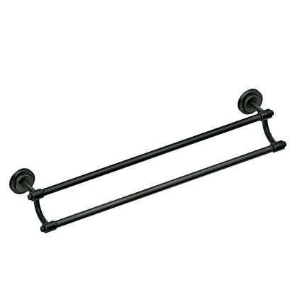 Iso - 24" Double Towel Bar - Aluminum/Zinc