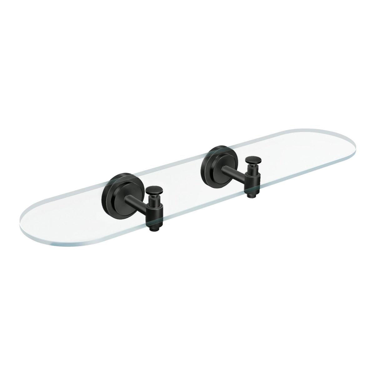 Iso - Glass Shelf - Zinc