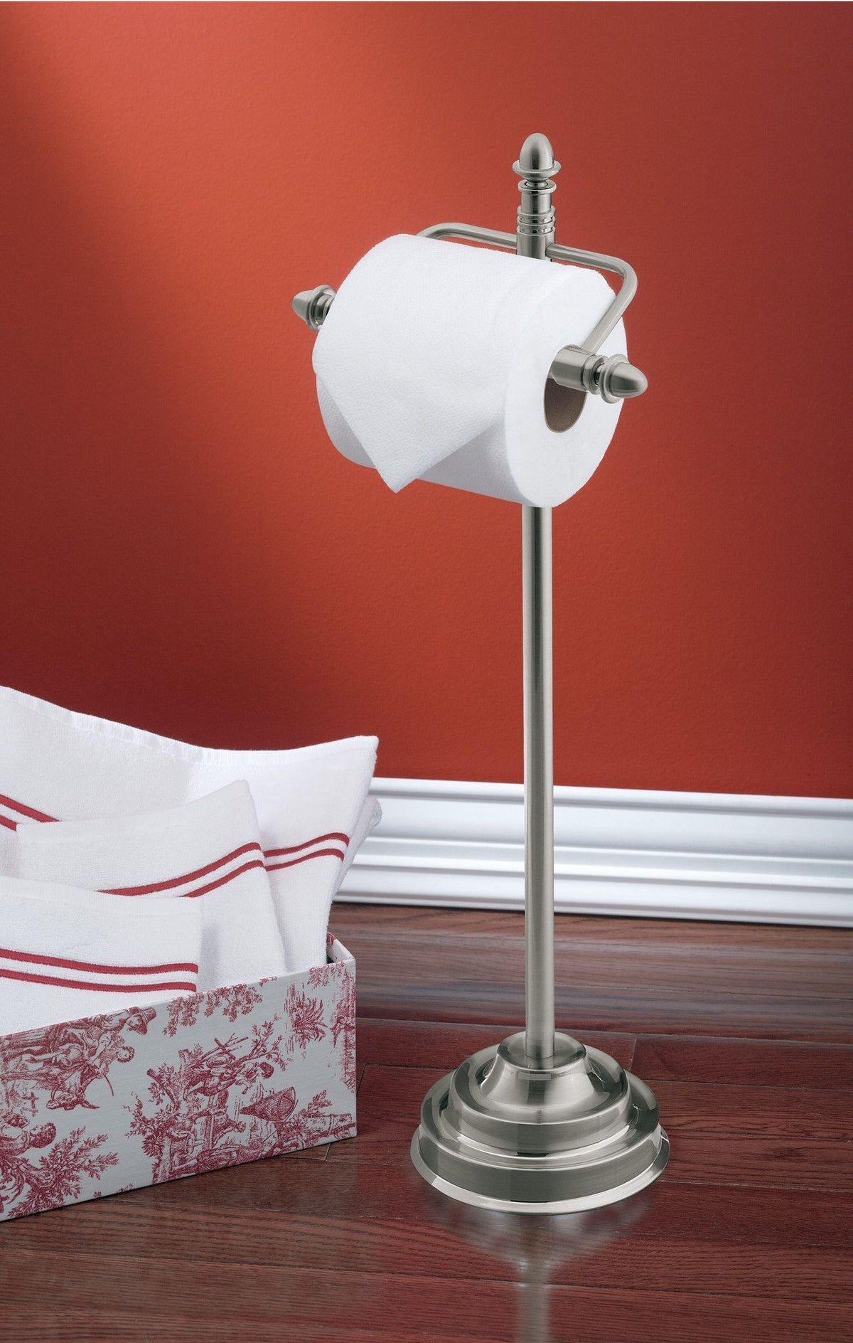 Stockton - Paper Holder - Freestanding - Zinc