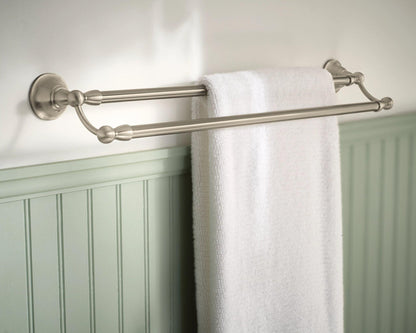 Sage - 24" Double Towel Bar - Brass