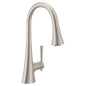 Moen® F9126SRS F9126 Kurv Flexible Faucet, 1.5 gpm Flow Rate, Spot Resist Stainless, 1 Handles, 1 Faucet Holes, Function: Traditional