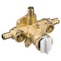 Moen® FP62326PF Posi-Temp® M-Pact® Pressure Balancing Valve, 1/2 in Crimp Ring PEX Inlet x 1/2 in Crimp Ring PEX Outlet, Brass Body, Domestic