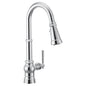 Moen® FS72003 Paterson Flexible Faucet, 1.5 gpm Flow Rate, Chrome, 1 Handles, 1 Faucet Holes, Function: Traditional, Domestic
