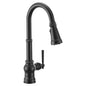 Moen® FS72003BL FS72003 Paterson Flexible Faucet, 1.5 gpm Flow Rate, Matte Black, 1 Handles, 1 Faucet Holes, Function: Traditional