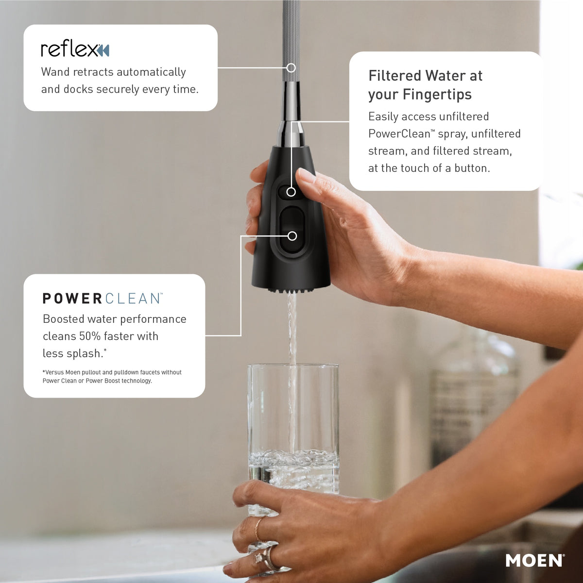 Sinema - Flexible Faucet - Matte Black - 1.5 GPM