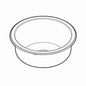Moen® G18415 1800 Bar Sink, Round Shape, 17 in W x 8 in D, Undermount Mounting, 18 ga Stainless Steel