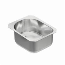 Moen® G18461 1800 Kitchen/Bar Sink, Rectangle Shape, 13 in L x 16-1/2 in W Bowl x 8 in D Bowl, 15 in W x 18-1/2 in H, Undermount Mounting, 18 ga Stainless Steel
