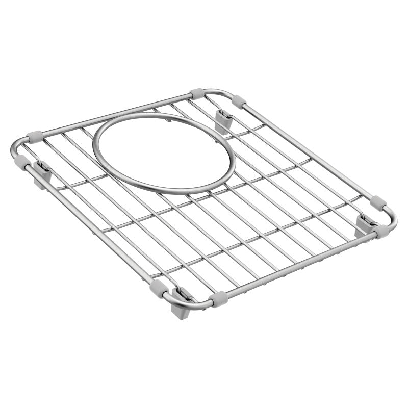 Moen® GGA50B Bottom Grid, Rear Drain Opening, Stainless Steel, Domestic
