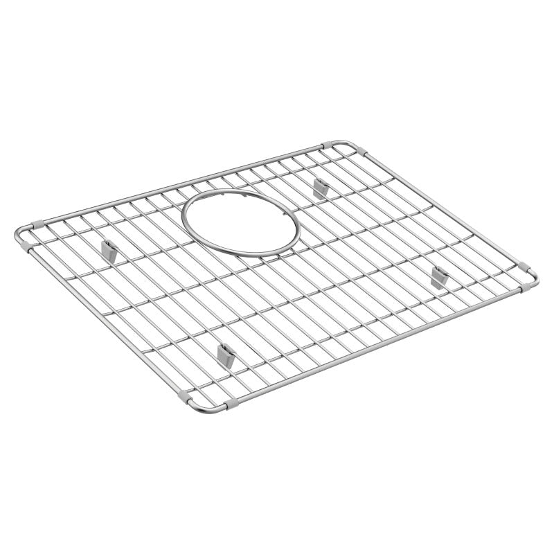 Moen® GGA51B Bottom Grid, Rear Drain Opening, Stainless Steel, Domestic