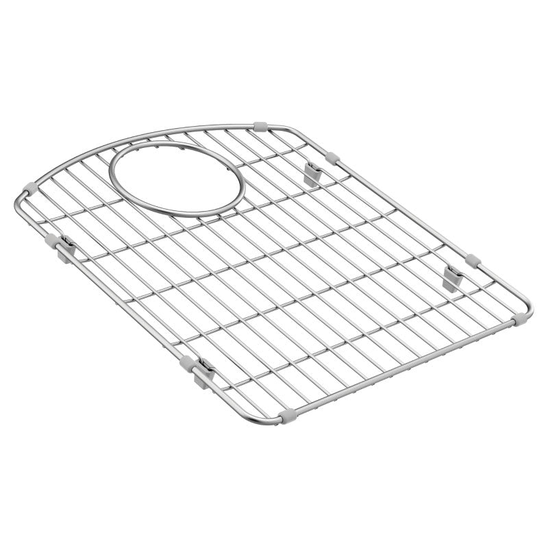 Moen® GGA56B Bottom Grid, Rear Drain Opening, Stainless Steel, Domestic