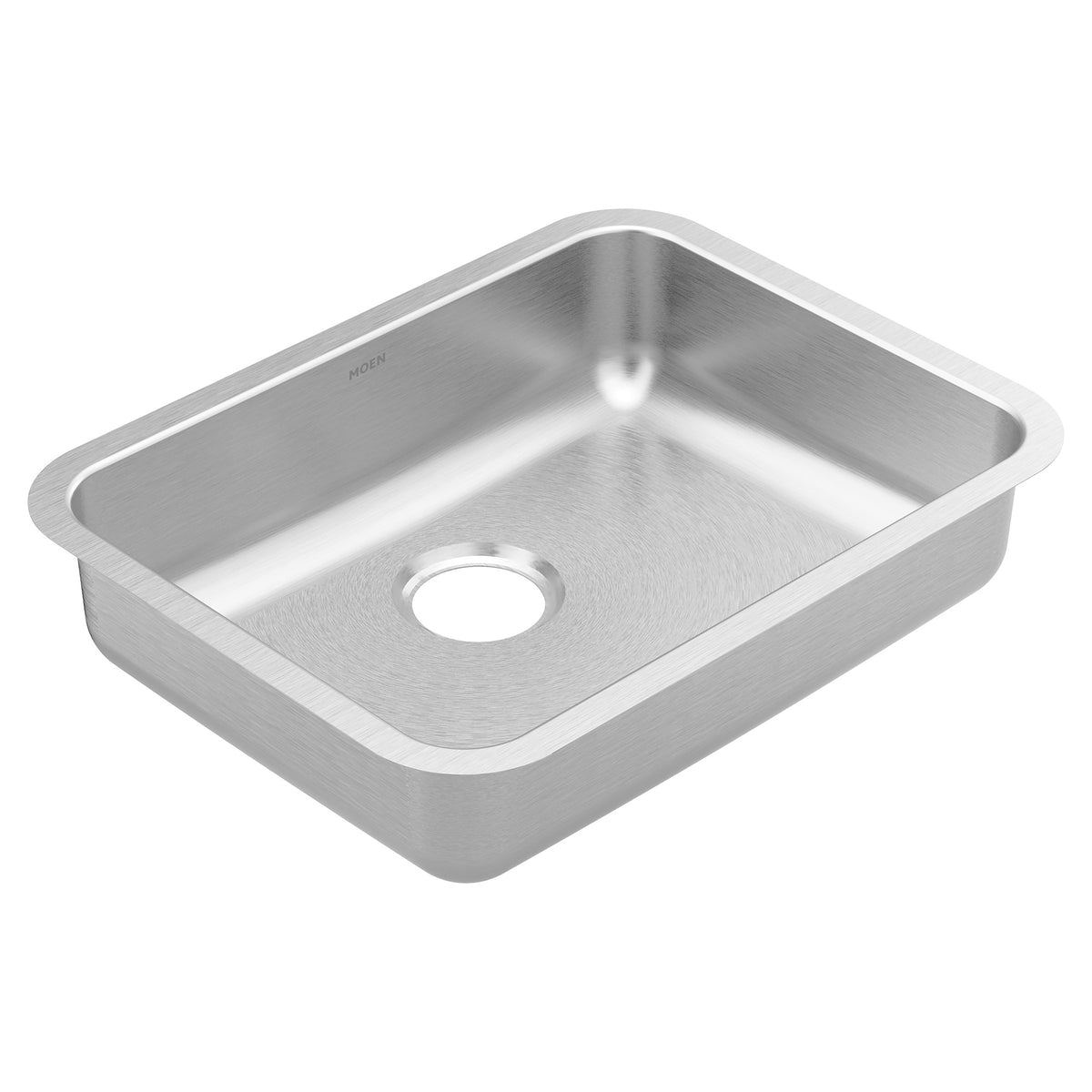 Moen® GS18158B Prep High Quality Sink, Rectangular Shape, 21 in L x 15-3/4 in W Bowl x 5-1/2 in D Bowl, 17-7/8 in W x 5-1/2 in D x 23-1/8 in L, Undermount Mounting, Stainless Steel