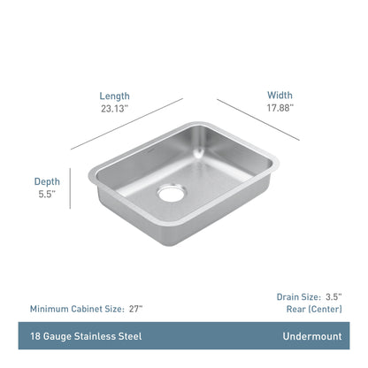 Prep - High Quality Sink - Undermount - Single Bowl