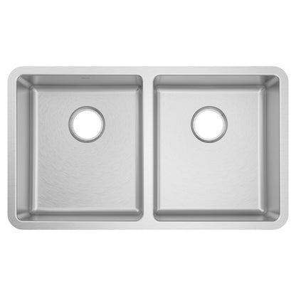 31-13/16" Rear Center Drain Kitchen Sink - Undermount
