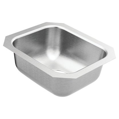 Center Drain Bar Sink - Stainless Steel - Undermount