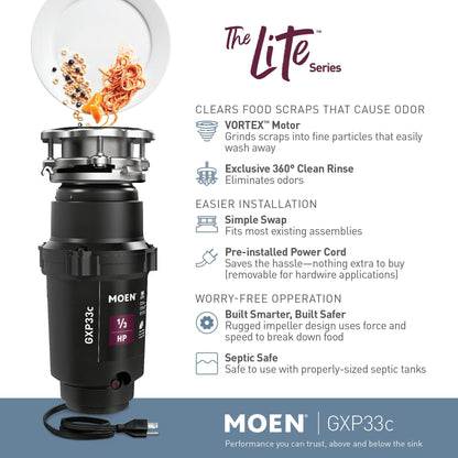 1/3HP DISPOSAL W/CORD PRO