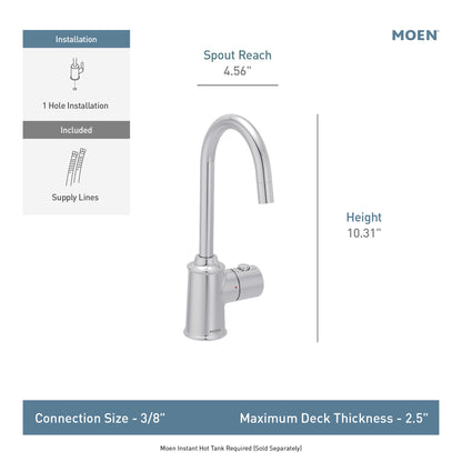 Sip - Traditional Faucet - Chrome - 1 GPM