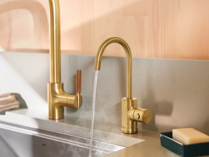 Sip - Modern Faucet - Brushed Gold - 1 GPM