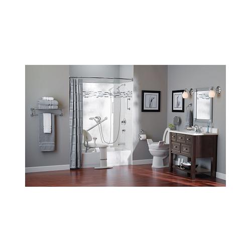 Home Care - Grab Bar with Curl Grip - 24" - Concealed