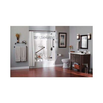 Home Care - Grab Bar with Curl Grip - 24" - Concealed