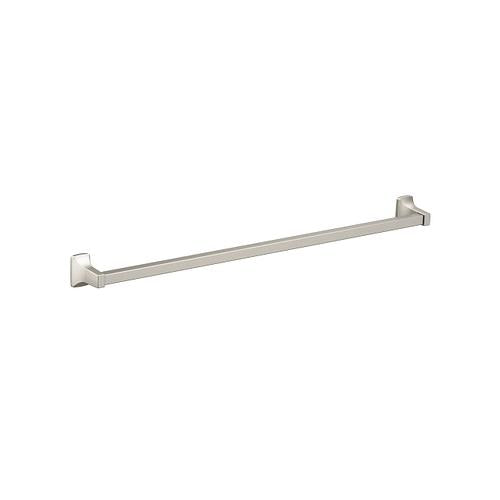 Donner - 30" Square Towel Bar - Brushed Nickel - Aluminum