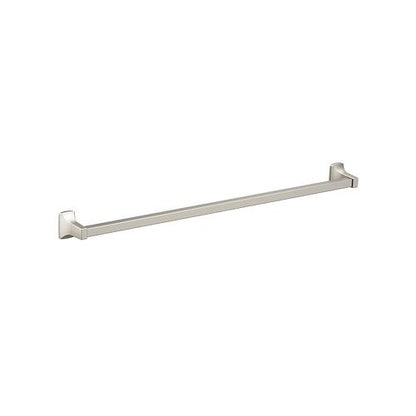 Donner - 30" Square Towel Bar - Brushed Nickel - Aluminum
