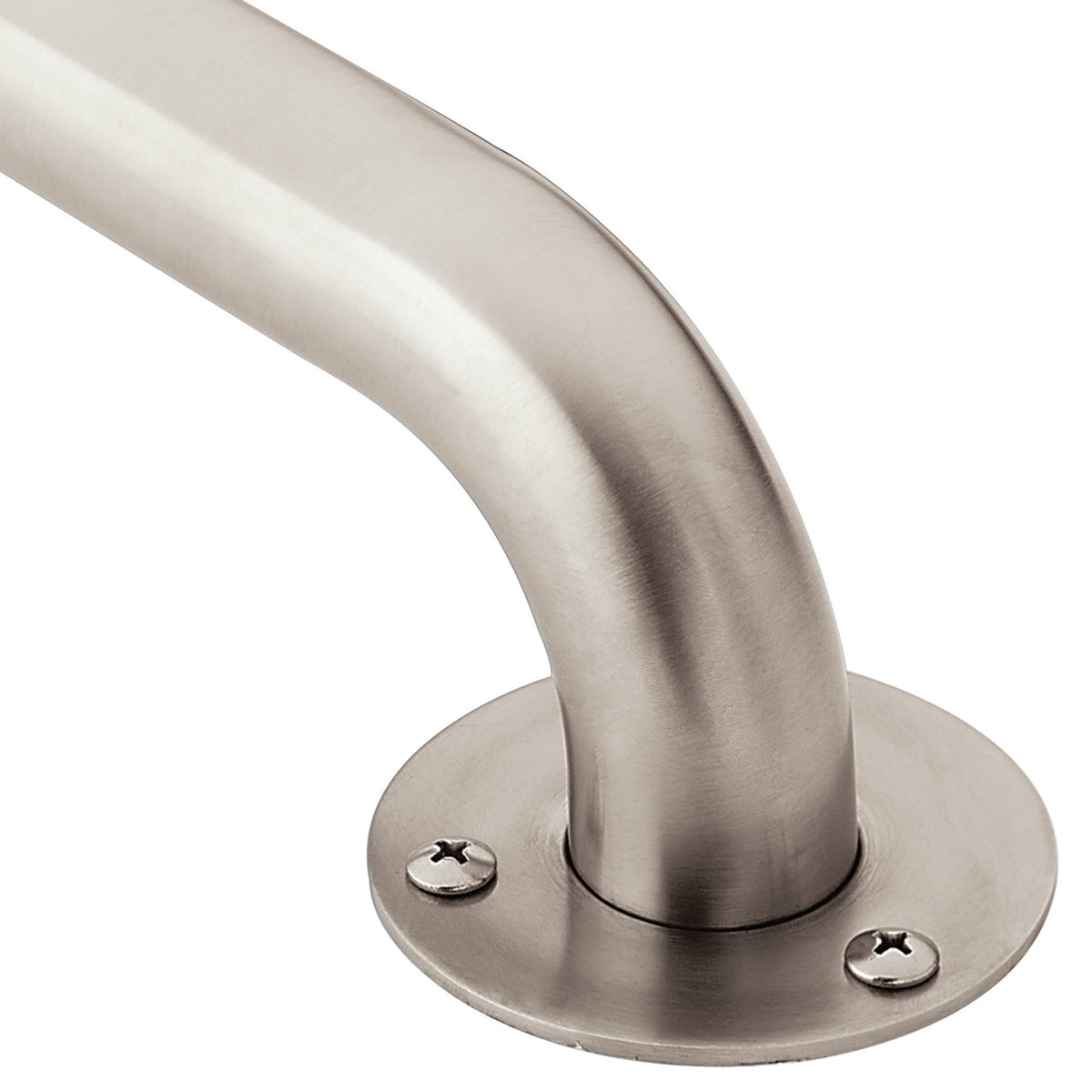 Moen® R7424 Grab Bar, Home Care®, 24 in L x 1-1/4 in Dia, Stainless Steel, 304 Stainless Steel, Import