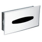 Moen® RR5520SS Recessed Facial Tissue Box, Hotel™ Motel, 12 in OAL, Wall Mounting, Steel, Import