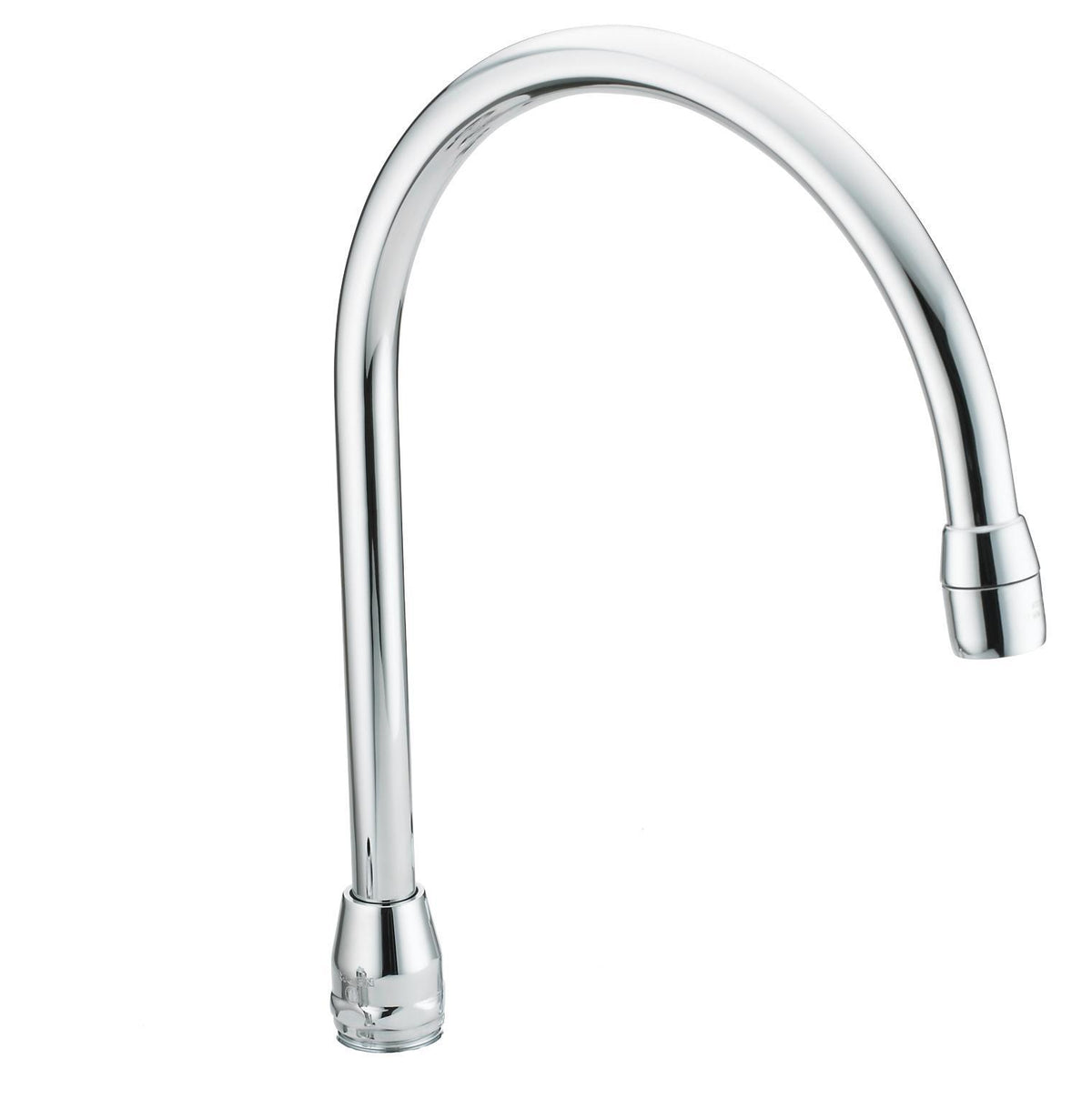Moen® S0050 Gooseneck Spout, M-DURA™, 8 in L, For Use With Model 8283 2-Handle Kitchen Faucet, Brass, Polished Chrome, Import, Commercial