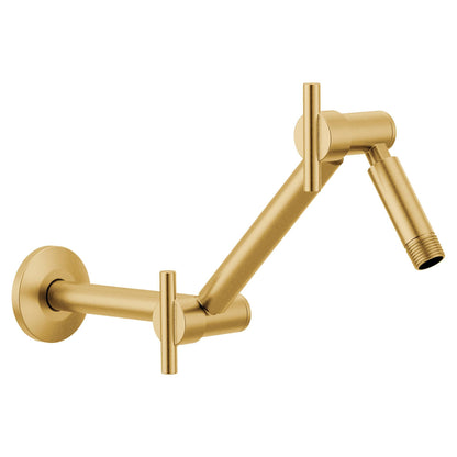 S116 Series - Adjustable Shower Arm - Brushed Gold - 16" L