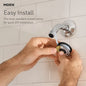 Moen® S176EP15BL One Function Rainshower Shower Head, 1.75 gpm Flow Rate, Ceiling/Wall Mount