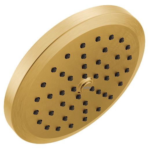 Moen® S178EPBG One Function Rainshower Shower Head, 1.75 gpm Flow Rate, 1 Sprays, 6-3/4 in H x 2-5/16 in W Head, Import