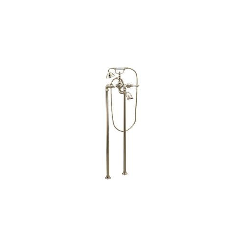 Moen® S22110NL S22110 Weymouth Tub Filler, 10 gpm Flow Rate, Polished Nickel, 2 Handles, Domestic