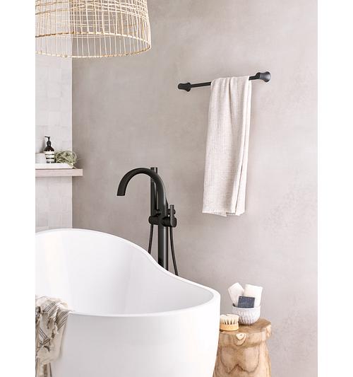 Doux Tub Filler Faucet, Matte Black