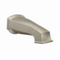 Moen® Non-Diverter Tub Spout, Rothbury™, 7-5/8 in L, 1/2 in Slip-Fit Connection, Metal, Domestic