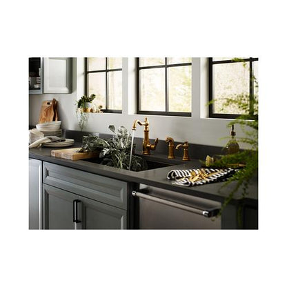 S3945 - Soap Dispenser - Brushed Gold - Deck Mount