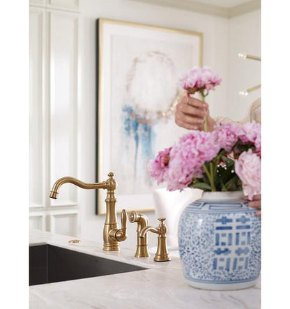 S3945 - Soap Dispenser - Brushed Gold - Deck Mount