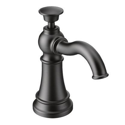 Traditional - Soap Dispenser - Matte Black - Deck Mount