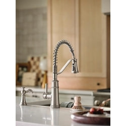 Genta Lx - Pull-Down Kitchen Faucet - 3/8" - Sink/Countertop