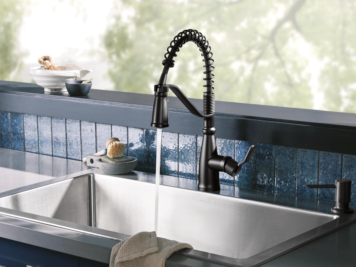 Modern - Soap Dispenser - Matte Black - Deck Mount