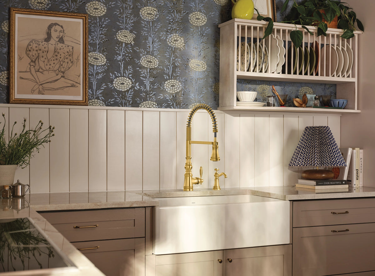 Weymouth - Traditional Soap Dispenser - Brushed Gold