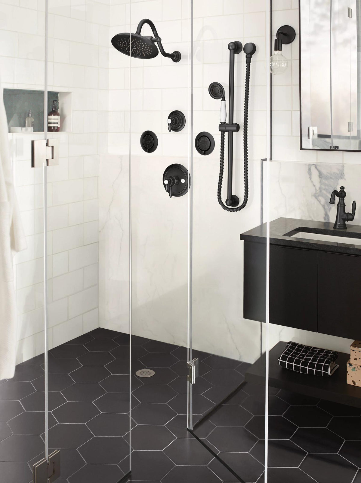 Weymouth - Bathroom Faucet - 3/8" - Deck Mount