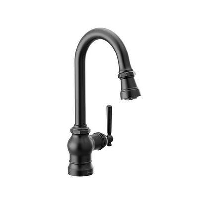 Paterson - Pull-Down Bar Faucet - Matte Black - 1.5 GPM