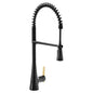 Moen® S5235EWBL S5235EW Sinema Flexible Faucet, 1.5 gpm Flow Rate, Matte Black, 1 Handles, 1 Faucet Holes, Function: Traditional, Domestic