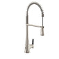 Moen® S5235EWSRS S5235EW Sinema Flexible Faucet, 1.5 gpm Flow Rate, Spot Resist Stainless, 1 Handles, 3 Faucet Holes, Function: Traditional, Domestic