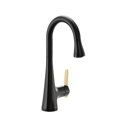 Sinema - Pull-Down Bar Faucet - Matte Black - Deck Mount