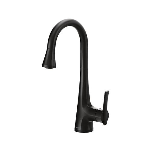 Sinema - Pull-Down Bar Faucet - Matte Black - Deck Mount
