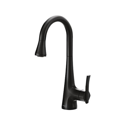 Sinema - Pull-Down Bar Faucet - Matte Black - Deck Mount