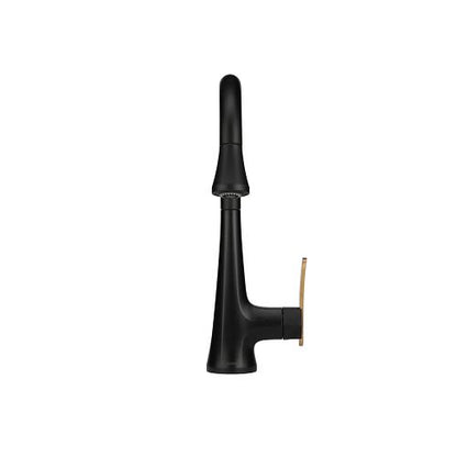 Sinema - Pull-Down Bar Faucet - Matte Black - Deck Mount